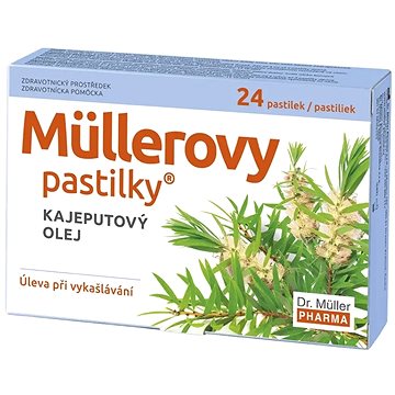 

Mullerovy pastilky s kajeput. olejem 24 ks
