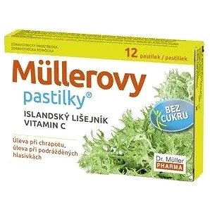 

Müllerovy pastilky s islandským lišejníkem bez cukru 12 ks