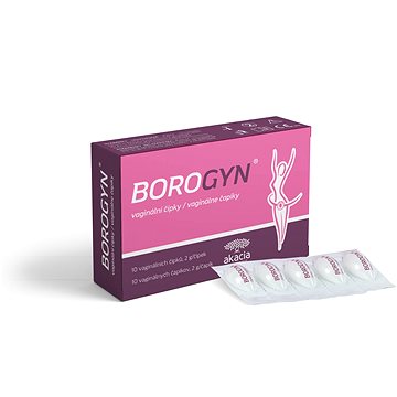 

Borogyn vaginální čípky 10 × 2 g