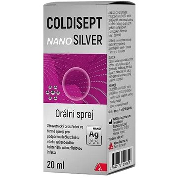 

Coldisept nanoSilver orální sprej 20 ml