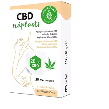 

Zelená Země CBD náplasti, 30 ks