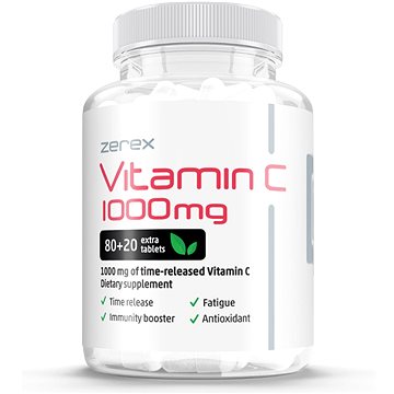 

Zerex Vitamín C 1000 mg s postupným uvolňovaním, 100 tablet