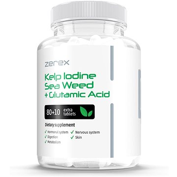 

Zerex Kelp Mořská Řasa - jód, 90 tablet