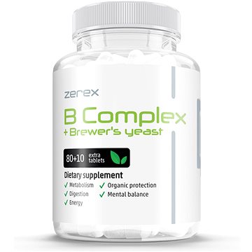 

Zerex B-Komplex + Pivovarské kvasnice, 90 kapslí
