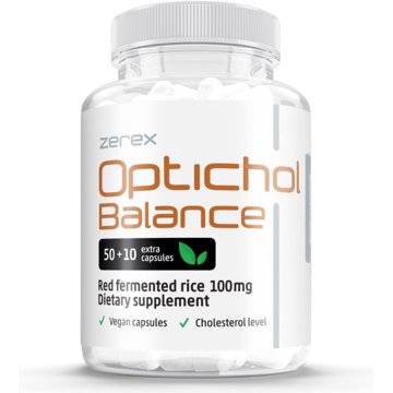 

Zerex Optichol Balance Monakolin 2,94 mg na cholesterol, 60 kapslí