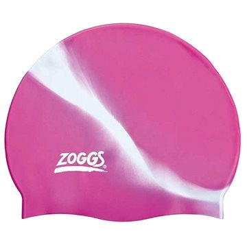 Zoggs SILICONE MULTI COLOR růžová - Plavecká čepice