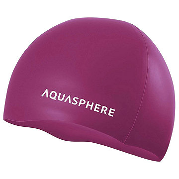 

Aqua Sphere Plain Silicone Cap růžová/bílá