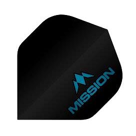 

Mission Letky Logo - Black/Blue F2503