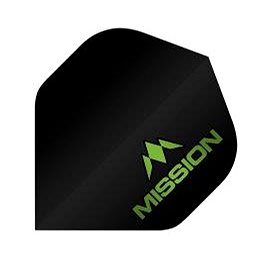 

Mission Letky Logo - Black/Green F2505