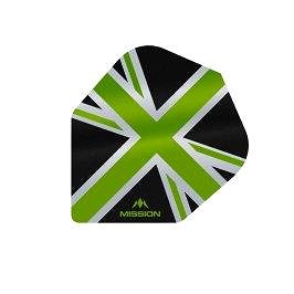 

Mission Letky Alliance Union Jack No6 - Black / Green F3099
