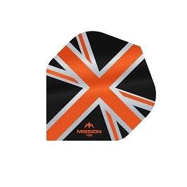 

Mission Letky Alliance Union Jack - 150 - Black / Orange F3132