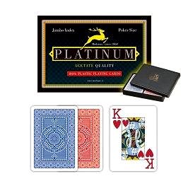 

Modiano Poker Acetate Platinum - 2 Jumbo Index - Profi plastové karty