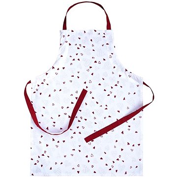 

SCANquilt kuchyňská zástěra DEKORO srdíčka