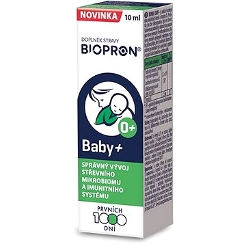 

Biopron Baby+, probiotika + vitamin D pro děti od narození, kapky, 10 ml