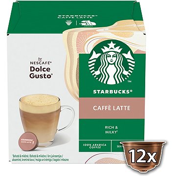 

STARBUCKS® Caffe Latte by NESCAFE® DOLCE GUSTO® kávové kapsle 12 ks