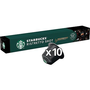 

STARBUCKS® RISTRETTO SHOT by NESPRESSO® Dark roast 10 kapslí