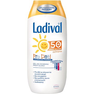 LADIVAL DĚTSKÁ ALERGICKÁ POKOŽKA OF 50+ GEL 200 ml - Opalovací mléko