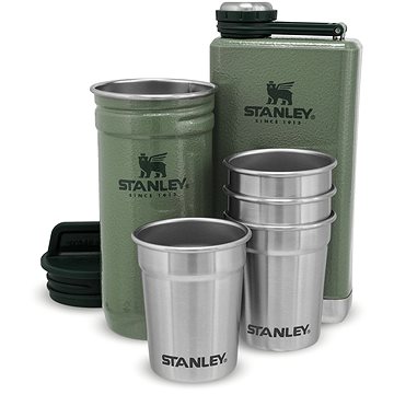 

STANLEY Dárkový set placatka a panáky 4ks ADVENTURE SERIES, zelená