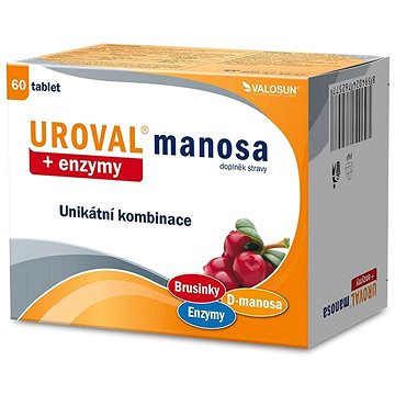 

Uroval Manosa + enzymy 30 tablet
