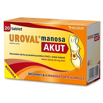 

Uroval Manosa Akut 20 tablet