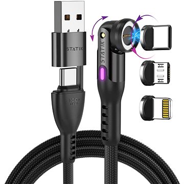 Statik 360 PRO 2.0 magnetický USB kabel (2m)