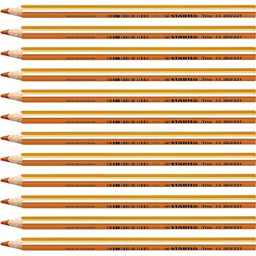 STABILO Trio silná - 12 ks balení - oranžová