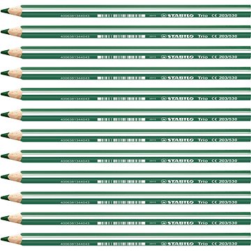 STABILO Trio silná - 12 ks balení - zelená