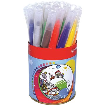 

STABILO power max - 24 ks plechová dóza - 12 různých barev