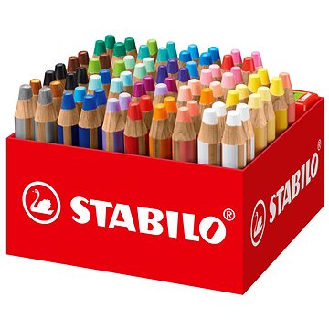 

STABILO woody 3 v 1 - box 76 ks se 4 ořezávátky (24 barev)