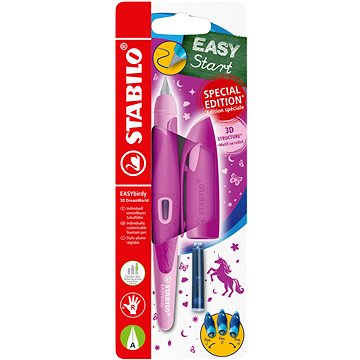 

STABILO EASYbirdy 3D DreamWorld Special Edition pro praváky, s hrotem pro začátečníky, růžové