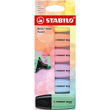 

STABILO BOSS MINI Pastel - sada 6 barev