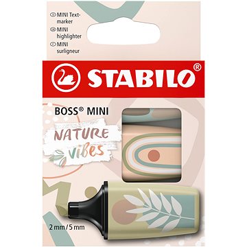 

STABILO BOSS MINI Naturevibes - sada 3 barev (zemitá zelená, bahenní zelená, béžová)