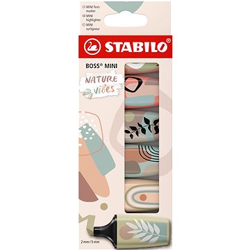 

STABILO BOSS MINI Naturevibes - sada 6 barev