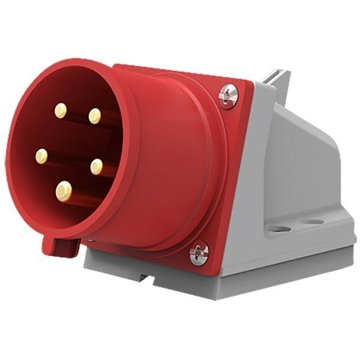 

Solight Vidlice nástěnná, přívodka 5-pólová, 400V/32A, IP44