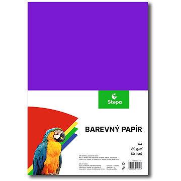 

STEPA A4 60 listů, mix 12 barev