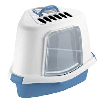 

Stefanplast Sprint Corner Plus krytá rohová toaleta s filtrem nebesky modro - bílá 40 × 56 × 40 cm