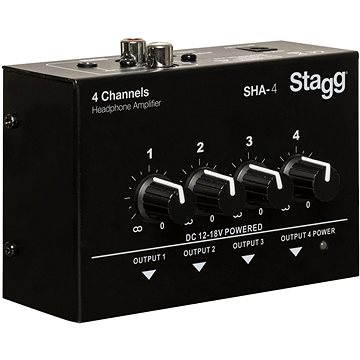 

Stagg SHA-4, 4-kanálový sluchátkový předzesilovač