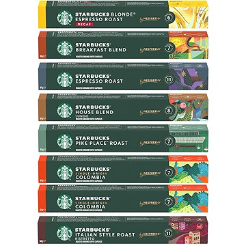

Starbucks® by Nespresso® 2, 8 × 10 kapslí