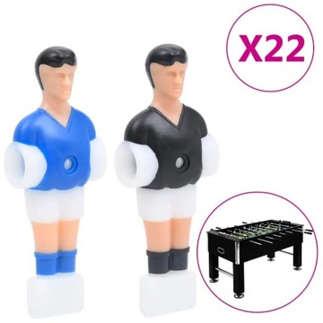 

Figurky hráčů pro stolní fotbal pro 12,7mm tyč 22 ks