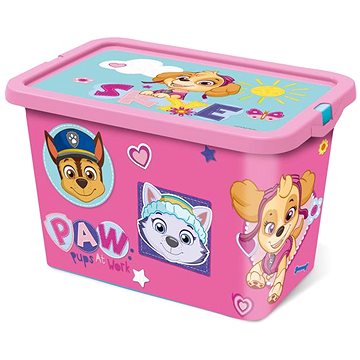 

Store Paw patrol 7 l s víkem růžový, plast