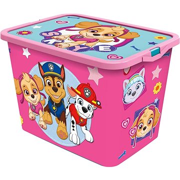 

Store Paw patrol 23 l s víkem růžový, plast