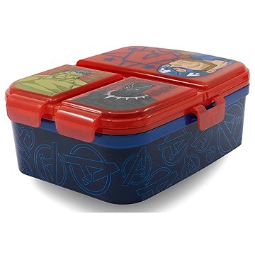 STOR Box na svačinu AVENGERS INVINCIBLE FORCE, dělený XL