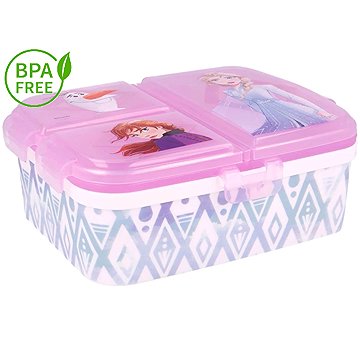 STOR Box na svačinu Frozen Ledové království Elements, dělený XL