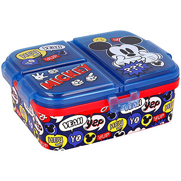 STOR Box na svačinu Mickey Mouse Thing, dělený XL