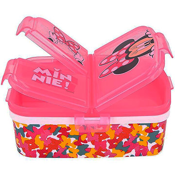STOR Box na svačinu Minnie Mouse Bows, dělený XL