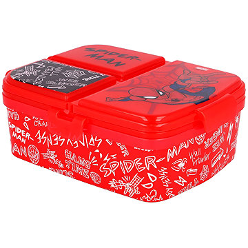 STOR Box na svačinu Spiderman Urban Web, dělený XL