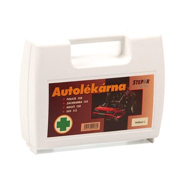 

ŠTĚPAŘ Autolékárnička velikost I. – kufřík bílý