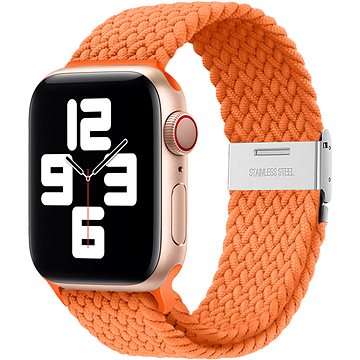 

Strapido pletený pro Apple Watch 38/40/41 mm Oranžový