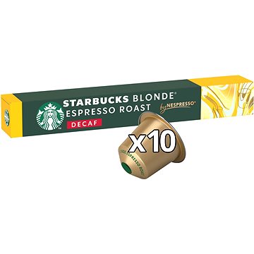 

STARBUCKS® Blonde Espresso Roast Decaf by NESPRESSO® kávové kapsle, 10 kapslí v balení
