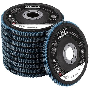 

STROXX Brusný kotouč 125 × 22,23 mm K40 - balení 10 ks